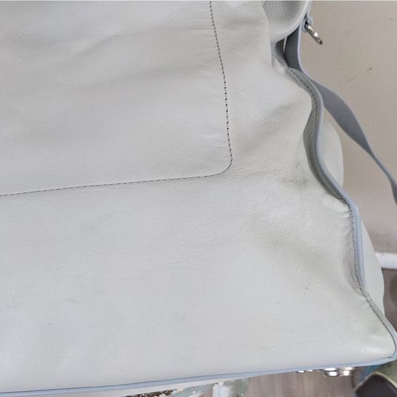 All Saints Paradise North South Leather tote blue - Picture 4 of 13